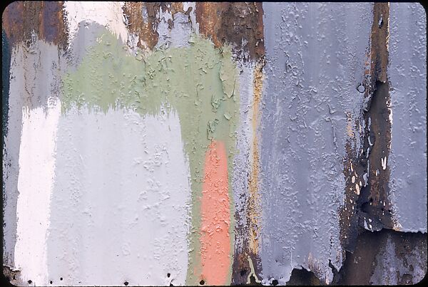 [19 Views of Painted Walls and Building Facades, Possibly for "Color Accidents" Series], Walker Evans (American, St. Louis, Missouri 1903–1975 New Haven, Connecticut), Color film transparency