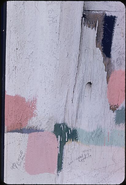 [19 Views of Painted Walls and Building Facades, Possibly for "Color Accidents" Series], Walker Evans (American, St. Louis, Missouri 1903–1975 New Haven, Connecticut), Color film transparency