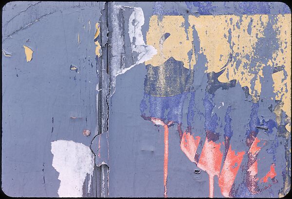 [19 Views of Painted Walls and Building Facades, Possibly for "Color Accidents" Series], Walker Evans (American, St. Louis, Missouri 1903–1975 New Haven, Connecticut), Color film transparency