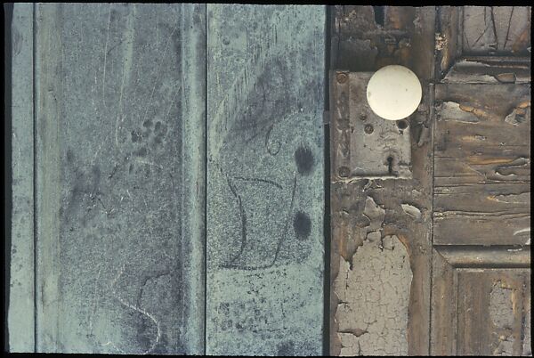 [19 Views of Painted Walls and Building Facades, Possibly for "Color Accidents" Series], Walker Evans (American, St. Louis, Missouri 1903–1975 New Haven, Connecticut), Color film transparency