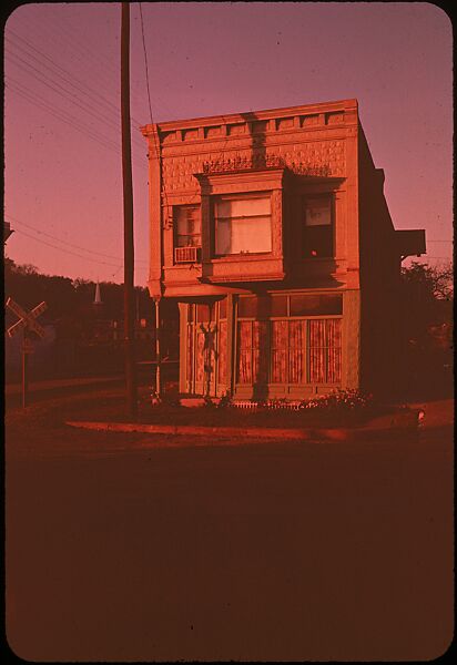 [14 Views of Wooden Mail Wagon and Railroad Depot], Walker Evans (American, St. Louis, Missouri 1903–1975 New Haven, Connecticut), Color film transparency 