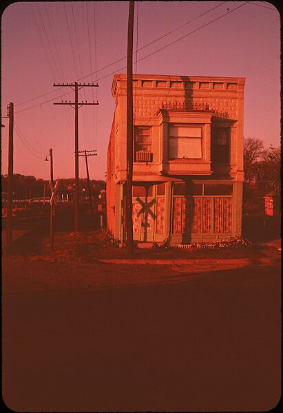 [14 Views of Wooden Mail Wagon and Railroad Depot], Walker Evans (American, St. Louis, Missouri 1903–1975 New Haven, Connecticut), Color film transparency