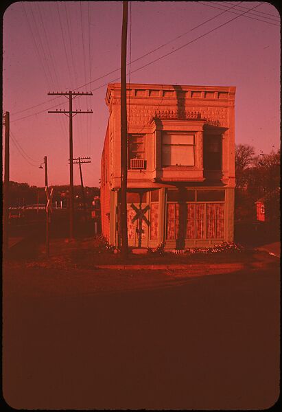 [14 Views of Wooden Mail Wagon and Railroad Depot], Walker Evans (American, St. Louis, Missouri 1903–1975 New Haven, Connecticut), Color film transparency