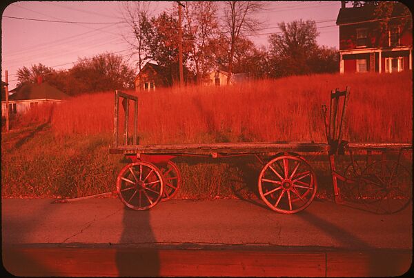 [14 Views of Wooden Mail Wagon and Railroad Depot], Walker Evans (American, St. Louis, Missouri 1903–1975 New Haven, Connecticut), Color film transparency