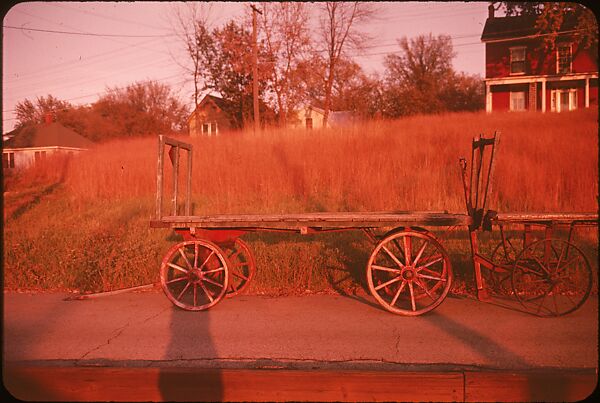 [14 Views of Wooden Mail Wagon and Railroad Depot], Walker Evans (American, St. Louis, Missouri 1903–1975 New Haven, Connecticut), Color film transparency