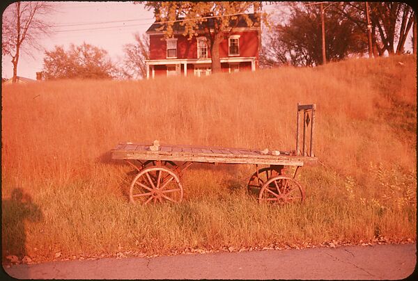 [14 Views of Wooden Mail Wagon and Railroad Depot], Walker Evans (American, St. Louis, Missouri 1903–1975 New Haven, Connecticut), Color film transparency