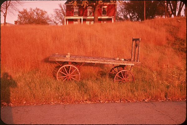[14 Views of Wooden Mail Wagon and Railroad Depot], Walker Evans (American, St. Louis, Missouri 1903–1975 New Haven, Connecticut), Color film transparency