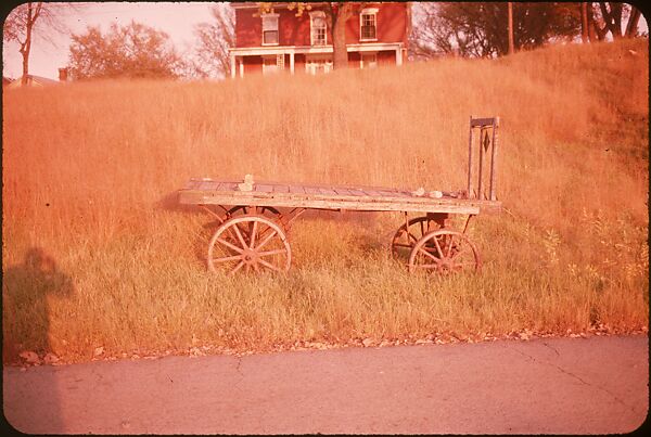 [14 Views of Wooden Mail Wagon and Railroad Depot], Walker Evans (American, St. Louis, Missouri 1903–1975 New Haven, Connecticut), Color film transparency
