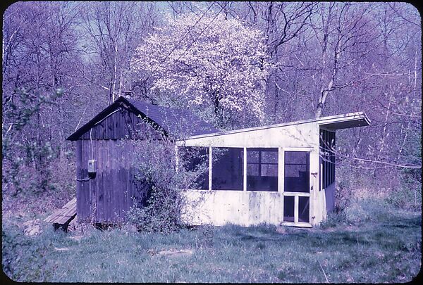 [4 Views of Jane Ninas Evans's Studio and Screened Porch, Old Lyme, Connecticut], Walker Evans (American, St. Louis, Missouri 1903–1975 New Haven, Connecticut), Color film transparency 