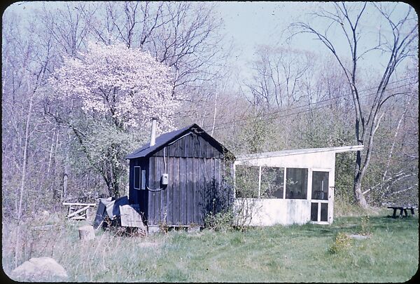 [4 Views of Jane Ninas Evans's Studio and Screened Porch, Old Lyme, Connecticut], Walker Evans (American, St. Louis, Missouri 1903–1975 New Haven, Connecticut), Color film transparency