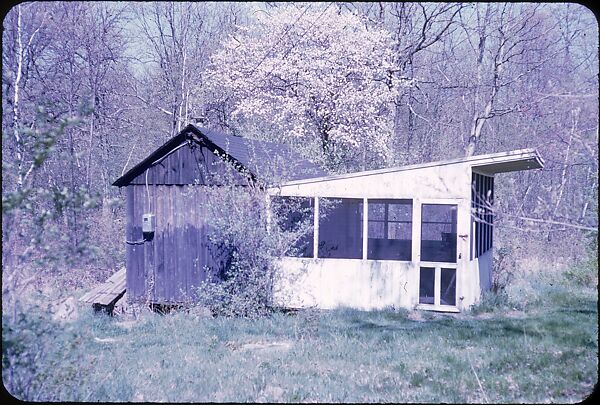 [4 Views of Jane Ninas Evans's Studio and Screened Porch, Old Lyme, Connecticut], Walker Evans (American, St. Louis, Missouri 1903–1975 New Haven, Connecticut), Color film transparency