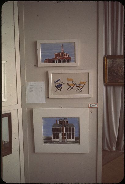 [41 Miscellaneous Transparencies, Including Portraits, Still-life, Landscapes, Gallery Installation Views, and Architecture], Walker Evans (American, St. Louis, Missouri 1903–1975 New Haven, Connecticut), Color film transparency
