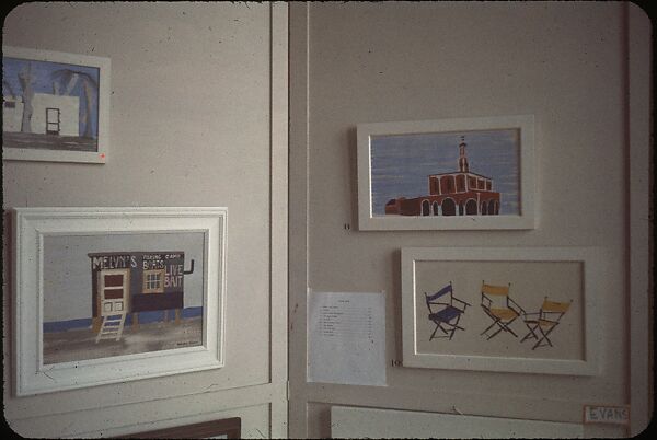[41 Miscellaneous Transparencies, Including Portraits, Still-life, Landscapes, Gallery Installation Views, and Architecture], Walker Evans (American, St. Louis, Missouri 1903–1975 New Haven, Connecticut), Color film transparency