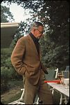 [9 Portraits of Walker Evans at Backyard Barbecue], Unknown (American), Color film transparency