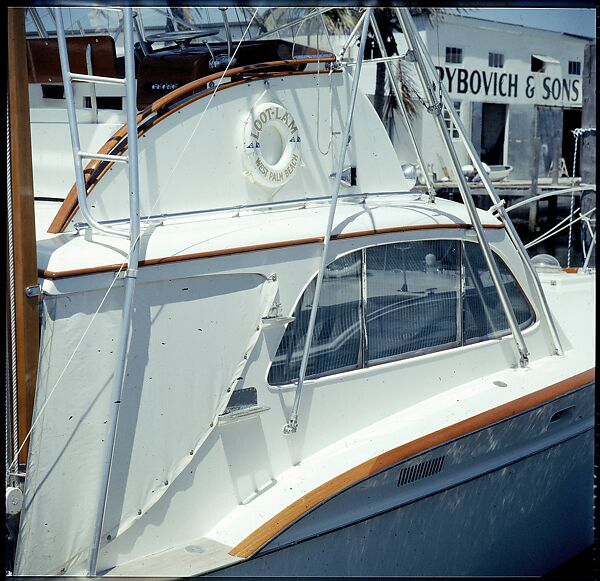 [358 Views of Boats and Marina, Rybovich Boat Works, Florida], Walker Evans (American, St. Louis, Missouri 1903–1975 New Haven, Connecticut), Color film transparency