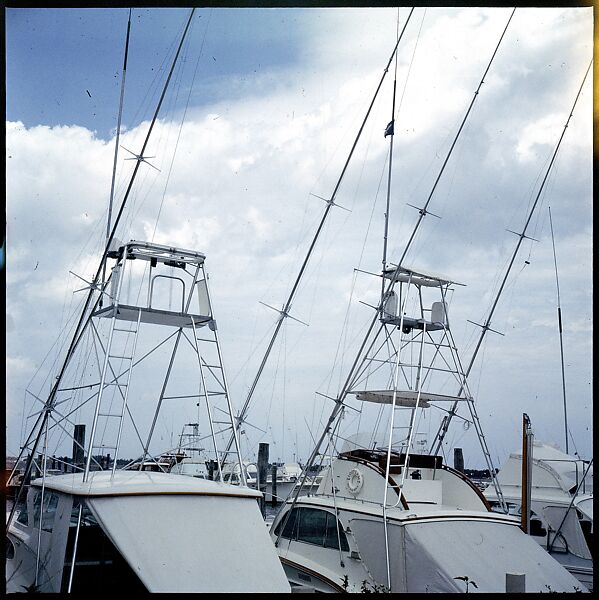 [358 Views of Boats and Marina, Rybovich Boat Works, Florida], Walker Evans (American, St. Louis, Missouri 1903–1975 New Haven, Connecticut), Color film transparency