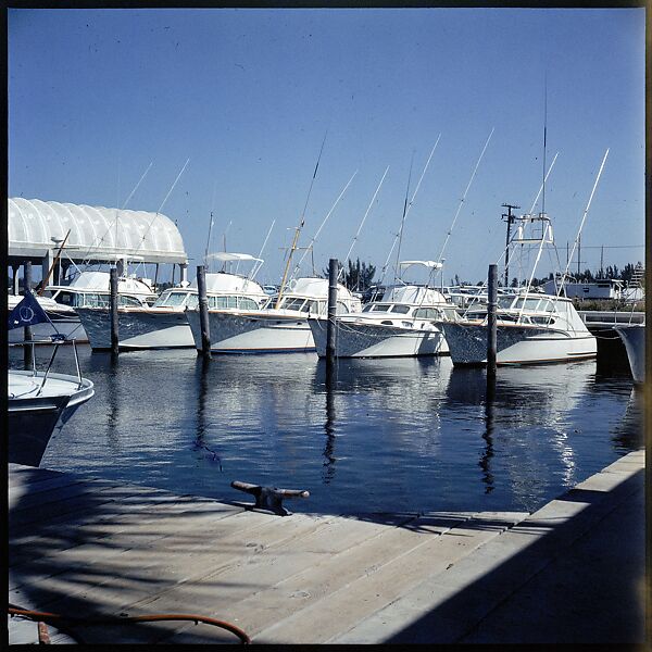 [358 Views of Boats and Marina, Rybovich Boat Works, Florida], Walker Evans (American, St. Louis, Missouri 1903–1975 New Haven, Connecticut), Color film transparency