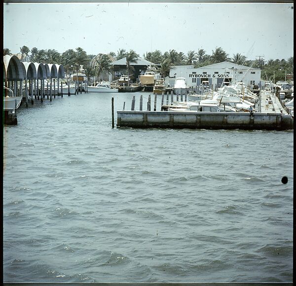 [358 Views of Boats and Marina, Rybovich Boat Works, Florida], Walker Evans (American, St. Louis, Missouri 1903–1975 New Haven, Connecticut), Color film transparency