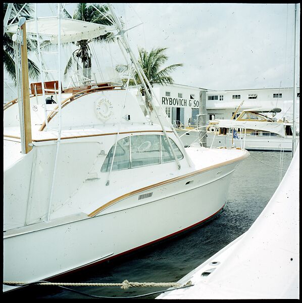 [358 Views of Boats and Marina, Rybovich Boat Works, Florida], Walker Evans (American, St. Louis, Missouri 1903–1975 New Haven, Connecticut), Color film transparency