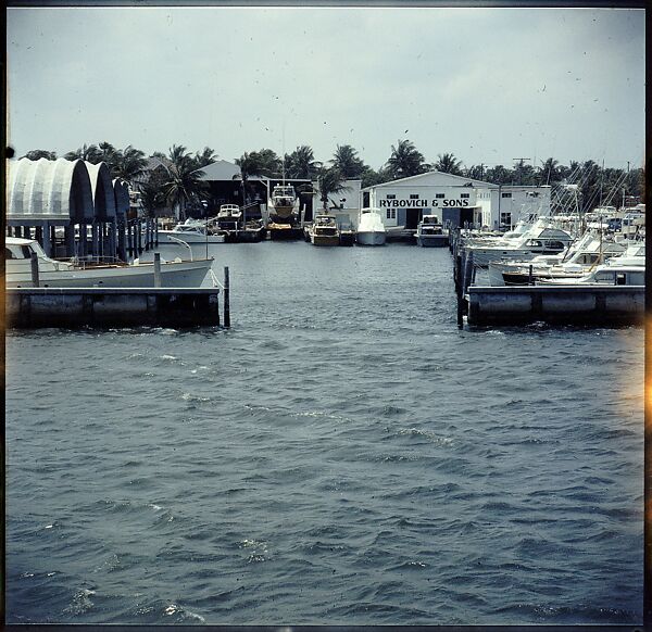 [358 Views of Boats and Marina, Rybovich Boat Works, Florida], Walker Evans (American, St. Louis, Missouri 1903–1975 New Haven, Connecticut), Color film transparency