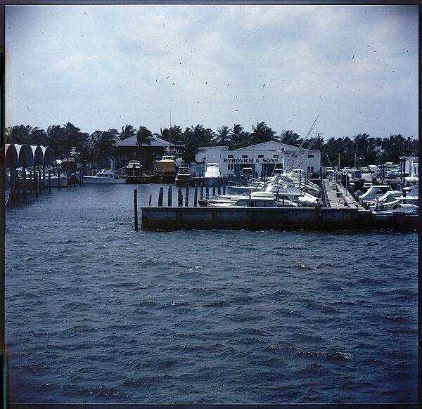 [358 Views of Boats and Marina, Rybovich Boat Works, Florida], Walker Evans (American, St. Louis, Missouri 1903–1975 New Haven, Connecticut), Color film transparency