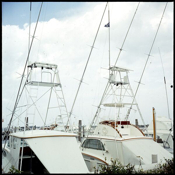 [358 Views of Boats and Marina, Rybovich Boat Works, Florida], Walker Evans (American, St. Louis, Missouri 1903–1975 New Haven, Connecticut), Color film transparency