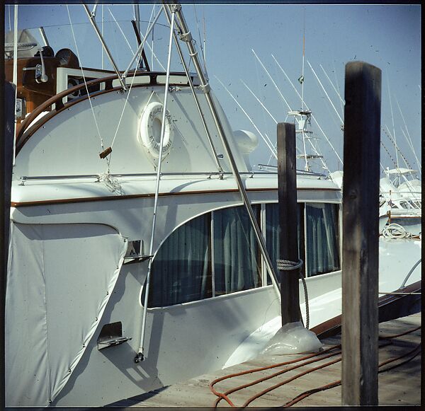 [358 Views of Boats and Marina, Rybovich Boat Works, Florida], Walker Evans (American, St. Louis, Missouri 1903–1975 New Haven, Connecticut), Color film transparency