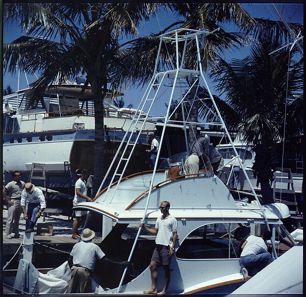 [358 Views of Boats and Marina, Rybovich Boat Works, Florida], Walker Evans (American, St. Louis, Missouri 1903–1975 New Haven, Connecticut), Color film transparency