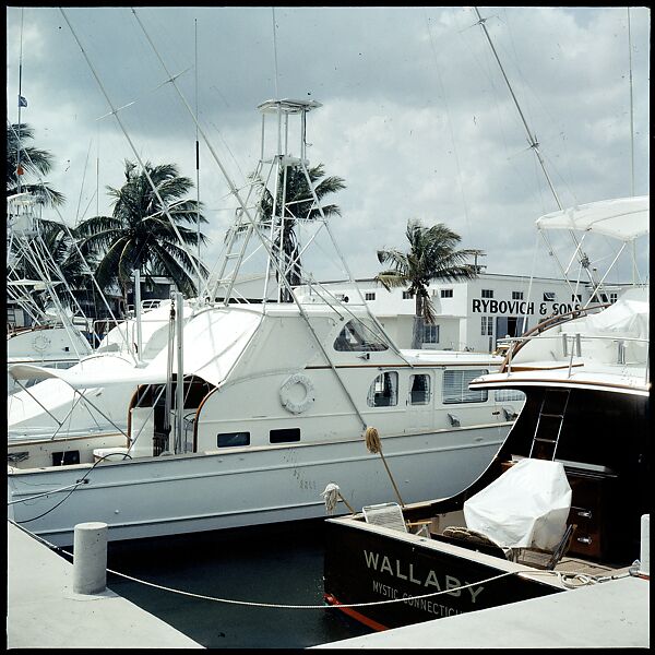 [358 Views of Boats and Marina, Rybovich Boat Works, Florida], Walker Evans (American, St. Louis, Missouri 1903–1975 New Haven, Connecticut), Color film transparency