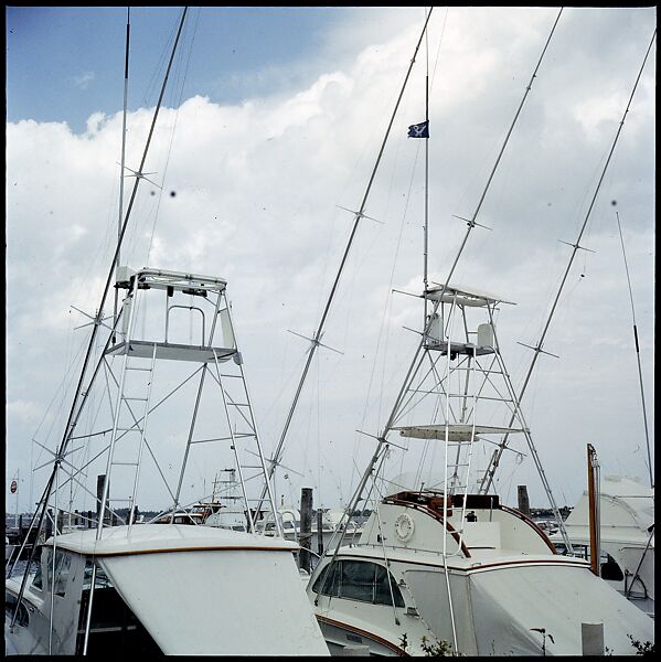 [358 Views of Boats and Marina, Rybovich Boat Works, Florida], Walker Evans (American, St. Louis, Missouri 1903–1975 New Haven, Connecticut), Color film transparency