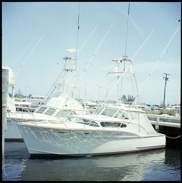 [358 Views of Boats and Marina, Rybovich Boat Works, Florida], Walker Evans (American, St. Louis, Missouri 1903–1975 New Haven, Connecticut), Color film transparency