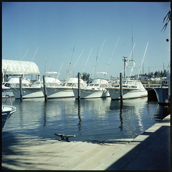 [358 Views of Boats and Marina, Rybovich Boat Works, Florida], Walker Evans (American, St. Louis, Missouri 1903–1975 New Haven, Connecticut), Color film transparency