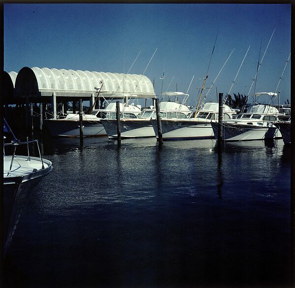 [358 Views of Boats and Marina, Rybovich Boat Works, Florida], Walker Evans (American, St. Louis, Missouri 1903–1975 New Haven, Connecticut), Color film transparency
