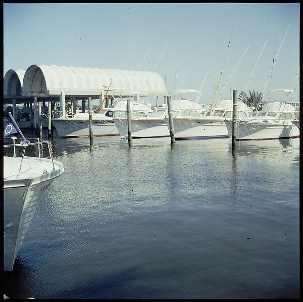 [358 Views of Boats and Marina, Rybovich Boat Works, Florida], Walker Evans (American, St. Louis, Missouri 1903–1975 New Haven, Connecticut), Color film transparency