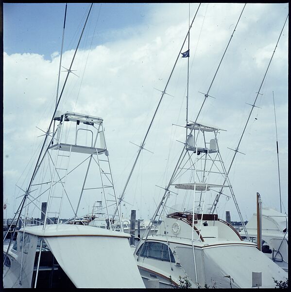 [358 Views of Boats and Marina, Rybovich Boat Works, Florida], Walker Evans (American, St. Louis, Missouri 1903–1975 New Haven, Connecticut), Color film transparency