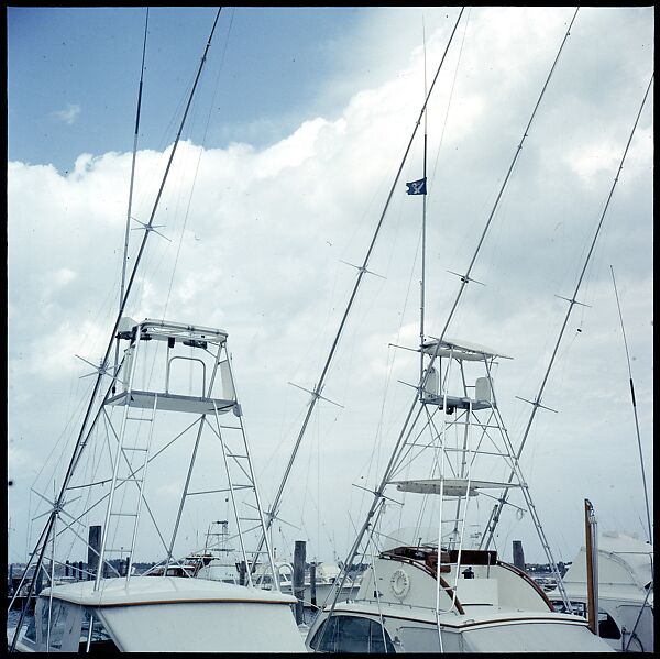 [358 Views of Boats and Marina, Rybovich Boat Works, Florida], Walker Evans (American, St. Louis, Missouri 1903–1975 New Haven, Connecticut), Color film transparency