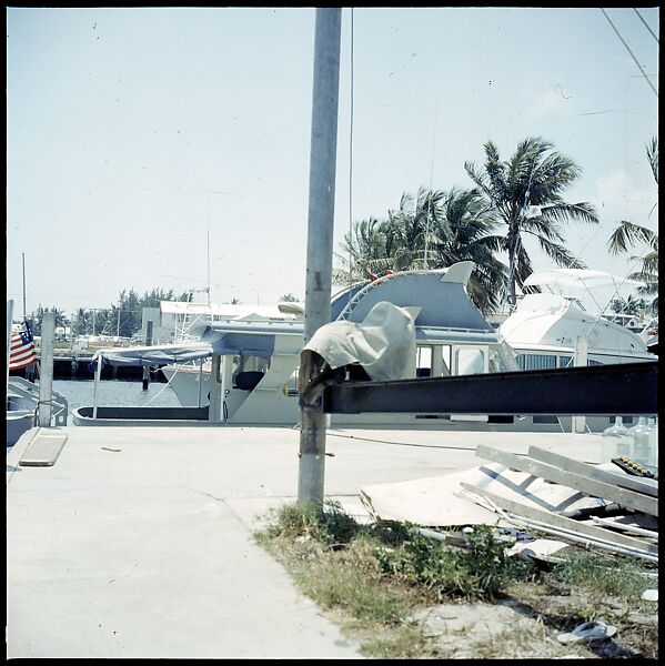 [358 Views of Boats and Marina, Rybovich Boat Works, Florida], Walker Evans (American, St. Louis, Missouri 1903–1975 New Haven, Connecticut), Color film transparency