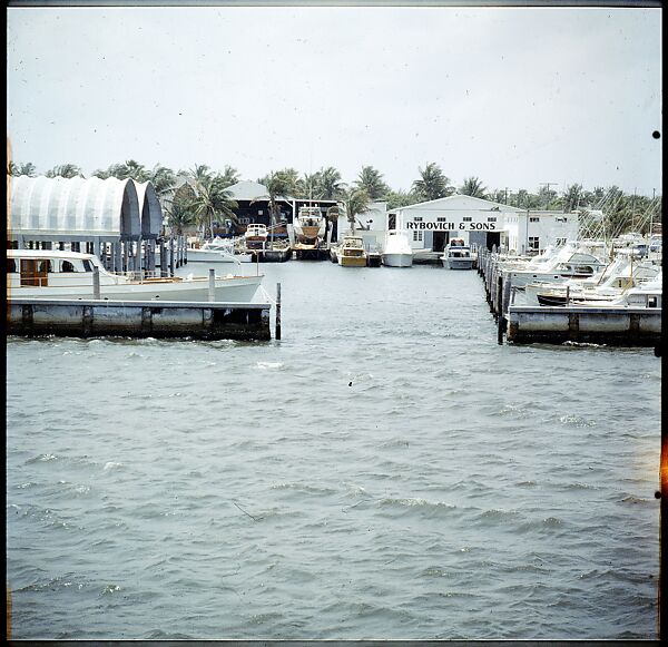 [358 Views of Boats and Marina, Rybovich Boat Works, Florida], Walker Evans (American, St. Louis, Missouri 1903–1975 New Haven, Connecticut), Color film transparency