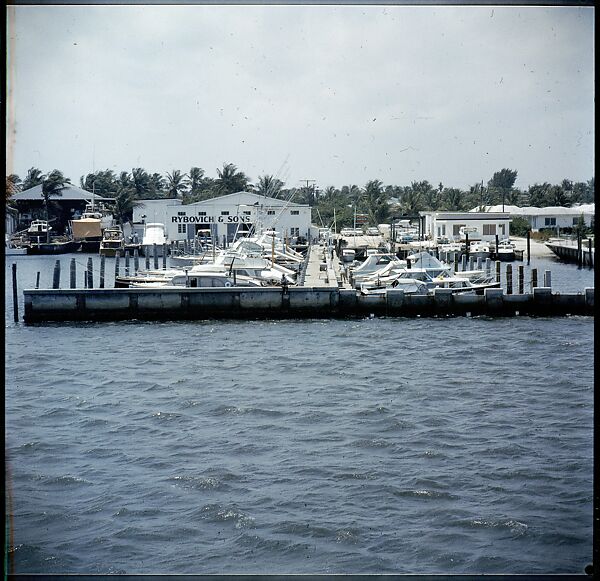 [358 Views of Boats and Marina, Rybovich Boat Works, Florida], Walker Evans (American, St. Louis, Missouri 1903–1975 New Haven, Connecticut), Color film transparency