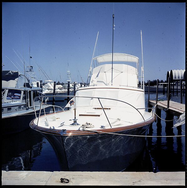 [358 Views of Boats and Marina, Rybovich Boat Works, Florida], Walker Evans (American, St. Louis, Missouri 1903–1975 New Haven, Connecticut), Color film transparency