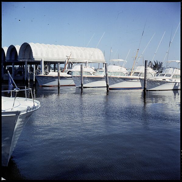 [358 Views of Boats and Marina, Rybovich Boat Works, Florida], Walker Evans (American, St. Louis, Missouri 1903–1975 New Haven, Connecticut), Color film transparency