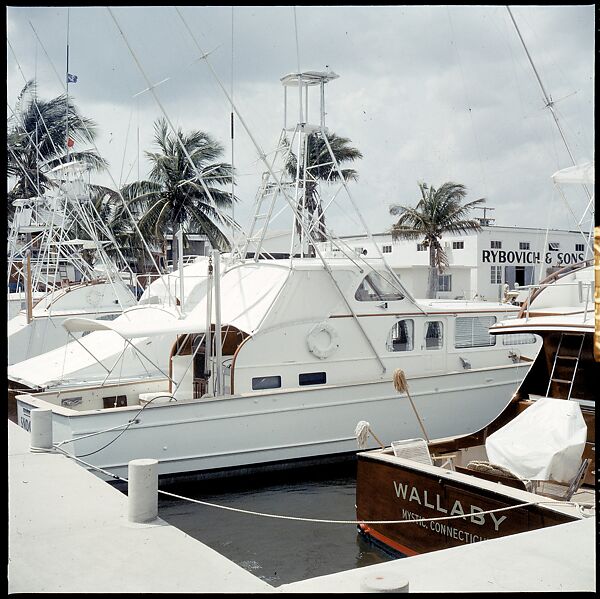 [358 Views of Boats and Marina, Rybovich Boat Works, Florida], Walker Evans (American, St. Louis, Missouri 1903–1975 New Haven, Connecticut), Color film transparency