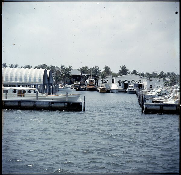 [358 Views of Boats and Marina, Rybovich Boat Works, Florida], Walker Evans (American, St. Louis, Missouri 1903–1975 New Haven, Connecticut), Color film transparency
