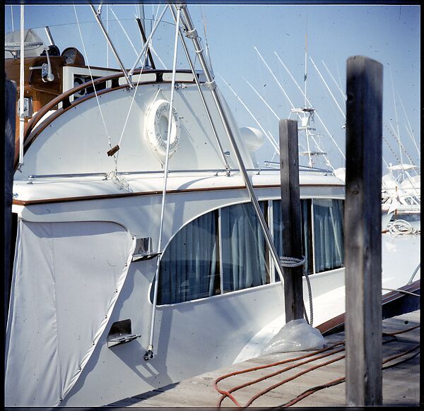 [358 Views of Boats and Marina, Rybovich Boat Works, Florida], Walker Evans (American, St. Louis, Missouri 1903–1975 New Haven, Connecticut), Color film transparency