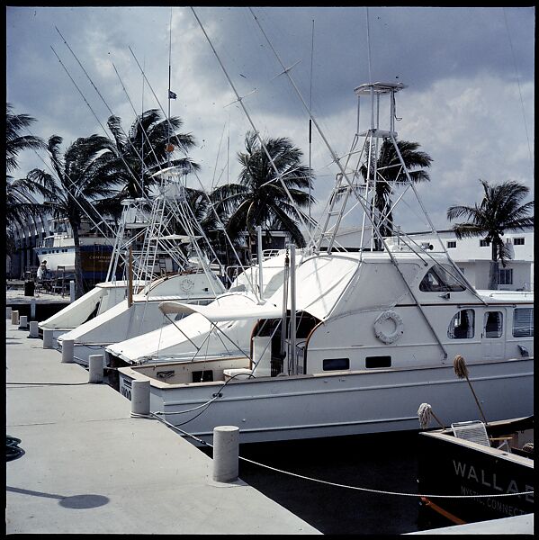 [358 Views of Boats and Marina, Rybovich Boat Works, Florida], Walker Evans (American, St. Louis, Missouri 1903–1975 New Haven, Connecticut), Color film transparency
