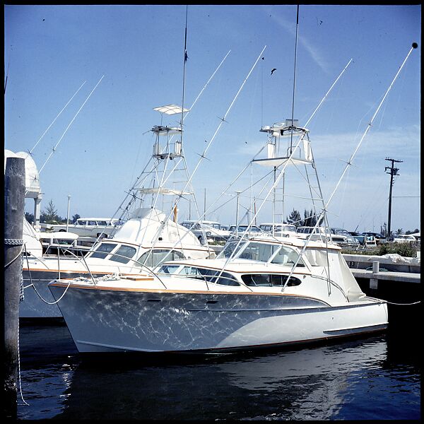 [358 Views of Boats and Marina, Rybovich Boat Works, Florida], Walker Evans (American, St. Louis, Missouri 1903–1975 New Haven, Connecticut), Color film transparency