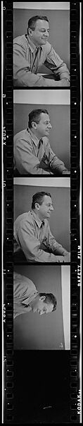 [18 Portraits of Lieutenant Colonel Alexander Henderson], Walker Evans (American, St. Louis, Missouri 1903–1975 New Haven, Connecticut), Film negative
