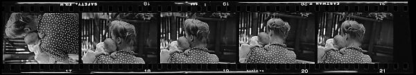 [17 Portraits of Eunice Clark Jessup with Baby], Walker Evans (American, St. Louis, Missouri 1903–1975 New Haven, Connecticut), Film negative
