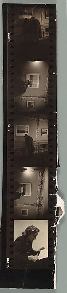 [15 Portraits of James Agee and Eleanor Clark], Walker Evans (American, St. Louis, Missouri 1903–1975 New Haven, Connecticut), Film negative