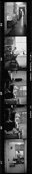 [28 Portraits of Unidentified Men and Women in Fortune Magazine Offices and 2 Portraits of Jane Smith Evans at Home, New York City], Walker Evans (American, St. Louis, Missouri 1903–1975 New Haven, Connecticut), Film negative 